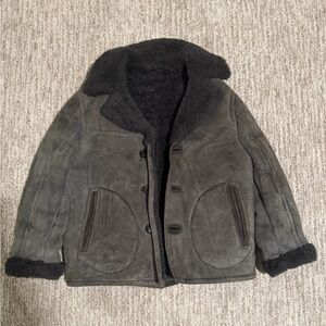 Burberry Dark Brown Shearling Jacket